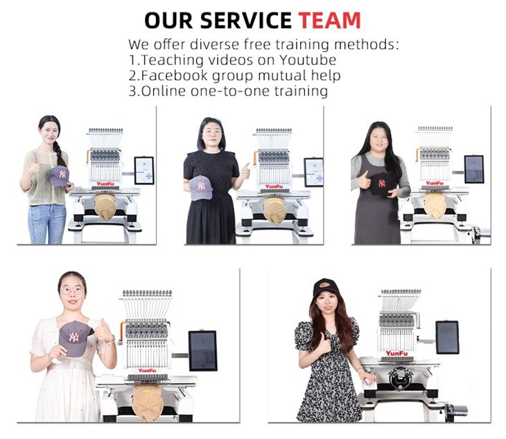 New Model Single-head 12 Needles Embroidery Machine For Cap factory