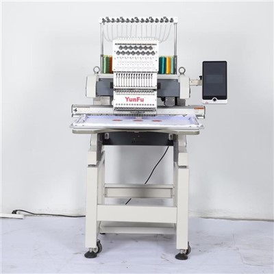 Single -tèt brode machin enfòmatik Endistriyèl