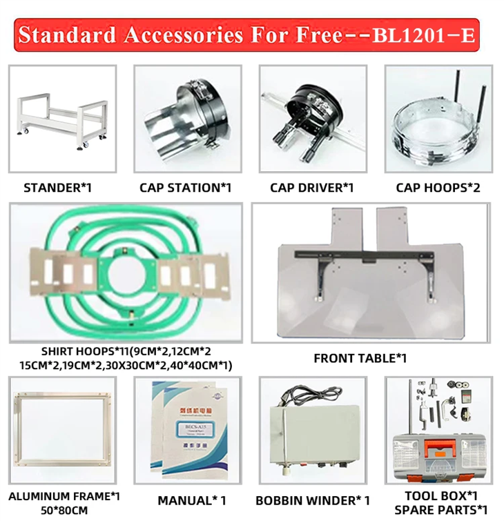 YUNFU 500*1200mm Working Area Hot Sale Best Price Computer Embroidery Machine high quality