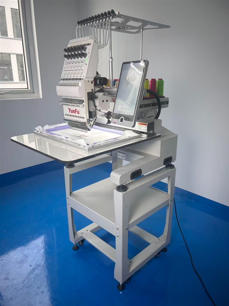 YUNFU New Type JY-1201 Home Use 1200rpm Automatic Cap Embroidery Machine best