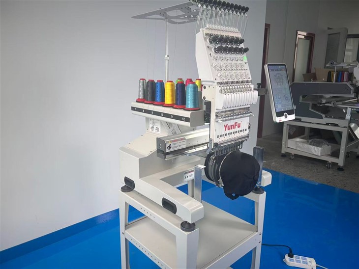 YUNFU New Type JY-1201 Home Use 1200rpm Automatic Cap Embroidery Machine suppliers